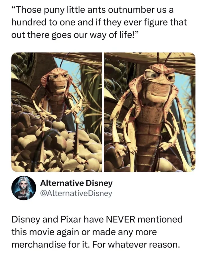 The A Bug's Life Quote That Fans Are Re-evaluating
