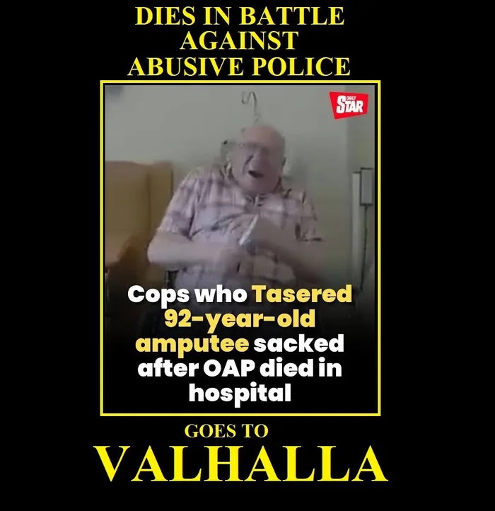Officers Terminated After Taser Incident Involving 92-Year-Old Amputee