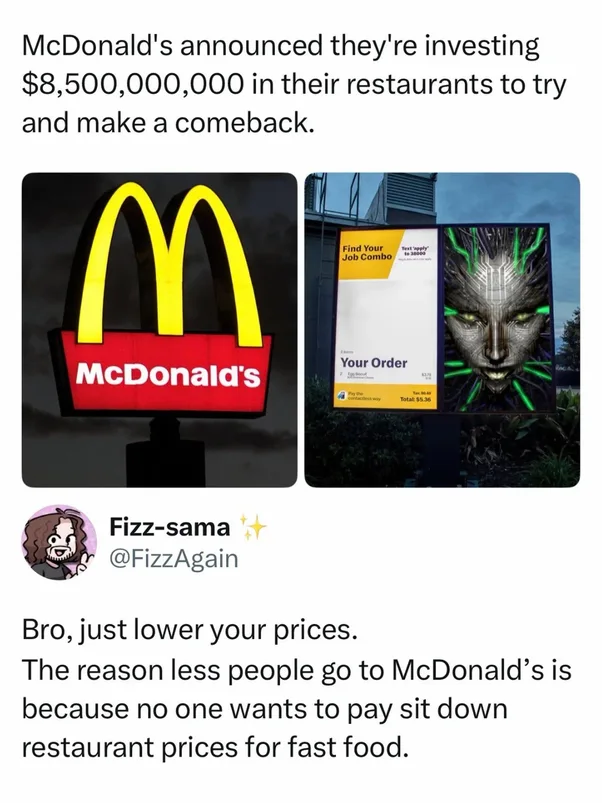 McDonald's Faces Criticism Over Multi-Billion Dollar Investment Strategy - Memes on Aviaclip