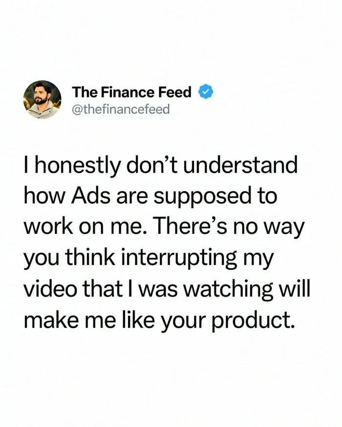 Marketing logic at its finest