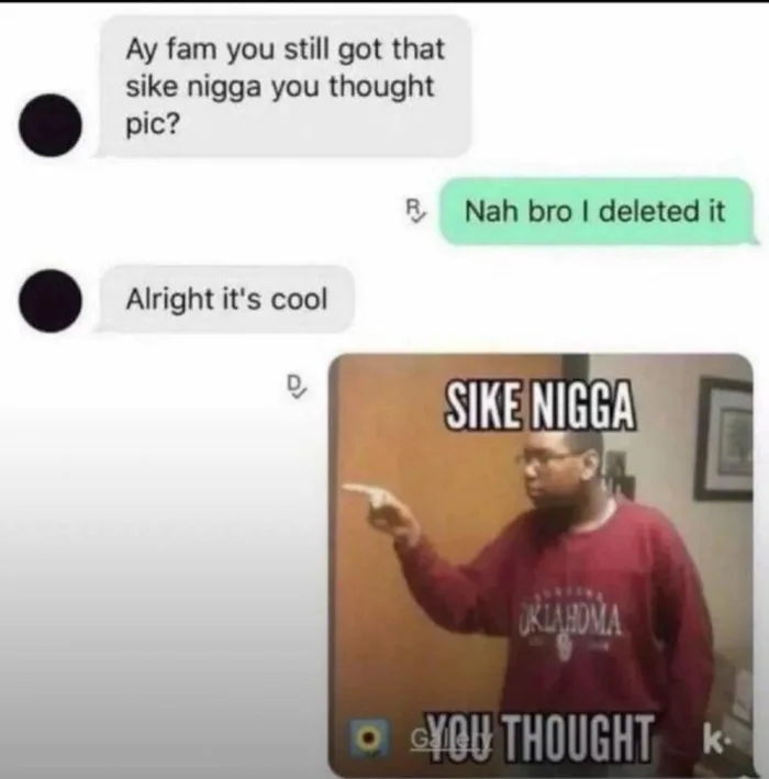A Classic Prank Text Exchange