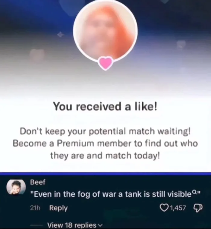 Dating App Notification Prompts Humorous Commentary