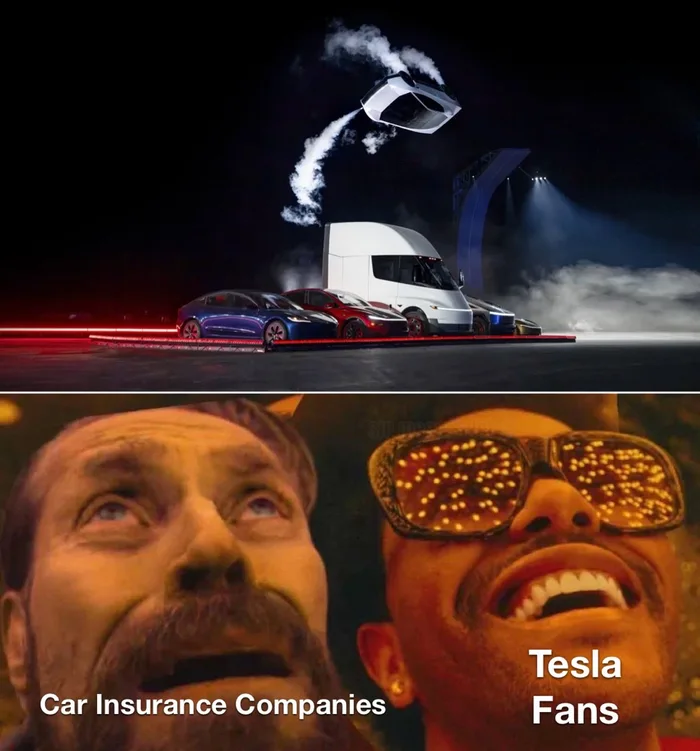 A Creative Take on Tesla's Futuristic Stunt