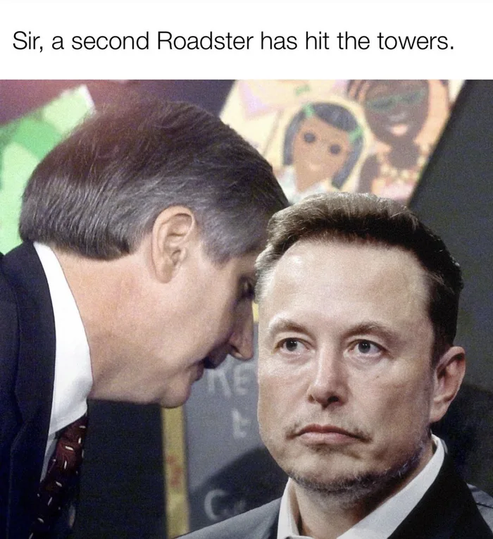 A Viral Meme Remixes the 'Sir, a Second Plane' Moment with Tesla