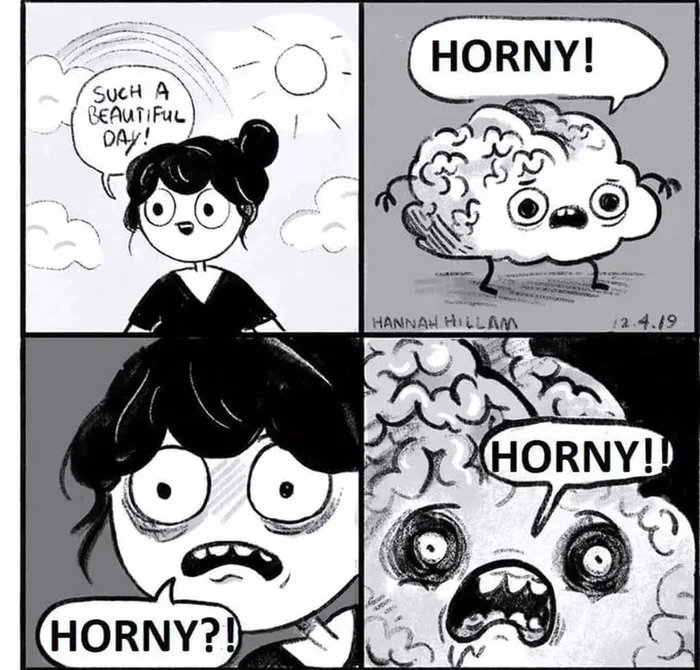 A Relatable Comic About Unwanted Intrusive Thoughts