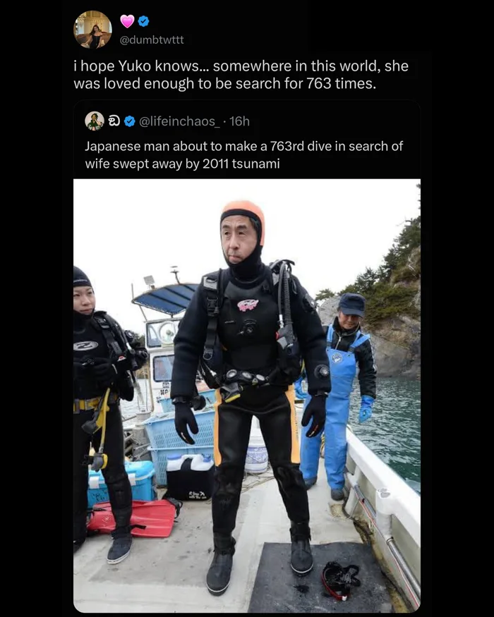 A Japanese Man Continues His Search for His Wife After the 2011 Tsunami - Interesting on Aviaclip
