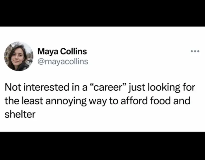 Social Media Post Questions the Necessity of a Traditional Career