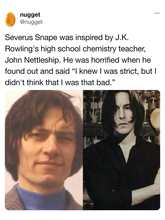 The Real-Life Inspiration Behind Harry Potter's Severus Snape - Interesting on Aviaclip
