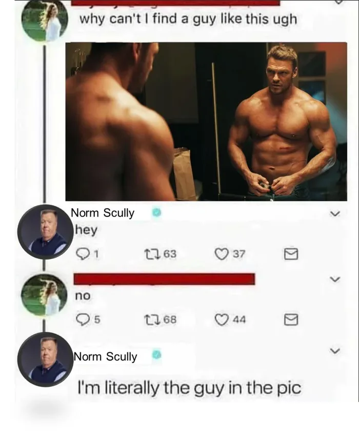 A Humorous Social Media Exchange Featuring a Mismatched Identity