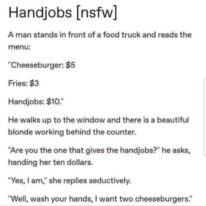A Misleading Menu at the Local Food Truck - Funny on Aviaclip