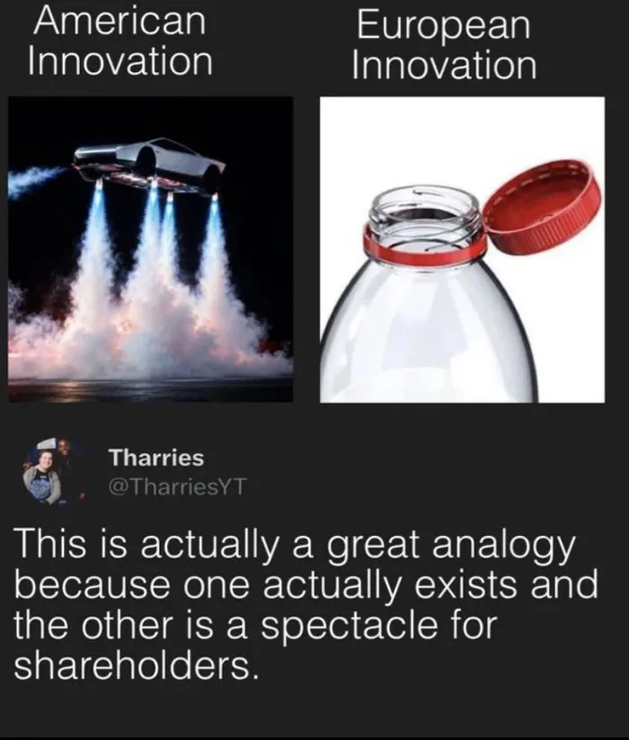 Comparing American and European Innovation Through a Viral Meme