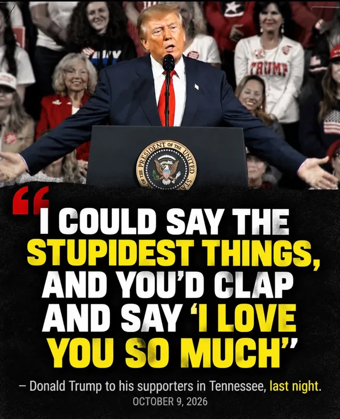 Viral Graphic Claims Donald Trump Addressed Supporters Regarding Their Loyalty - Memes on Aviaclip