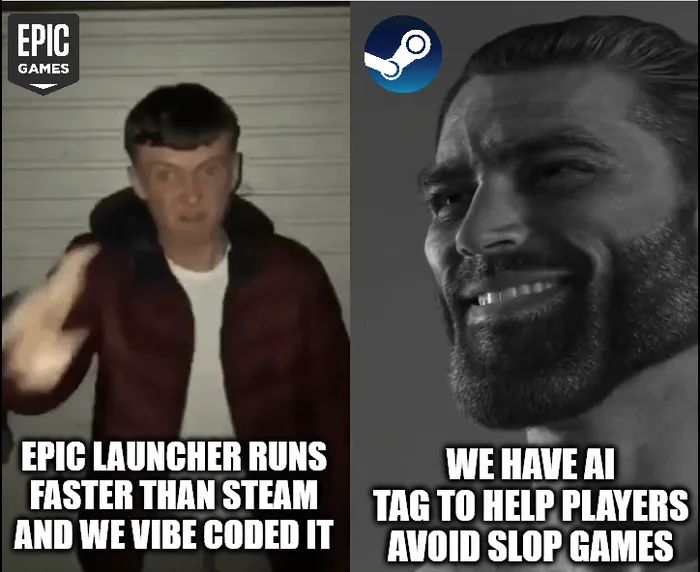 Comparing Epic Games and Steam Launcher Philosophies - Memes on Aviaclip