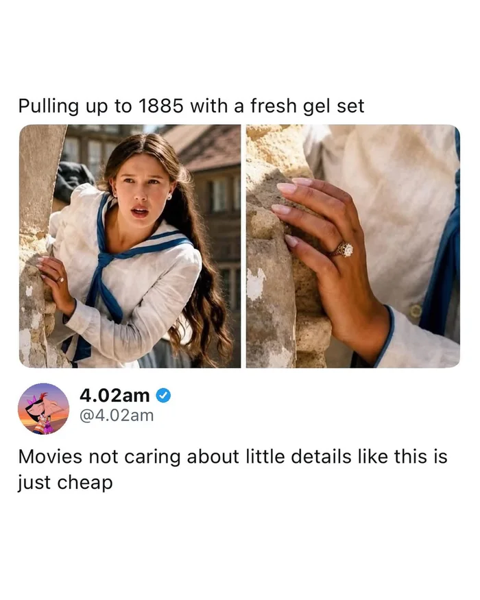 Historical Inaccuracy Spotted in Period Piece Costume Design