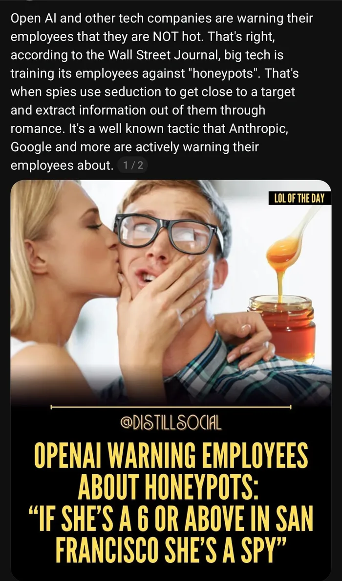 Big Tech Companies Are Warning Employees About Honeypot Espionage Tactics - Interesting on Aviaclip