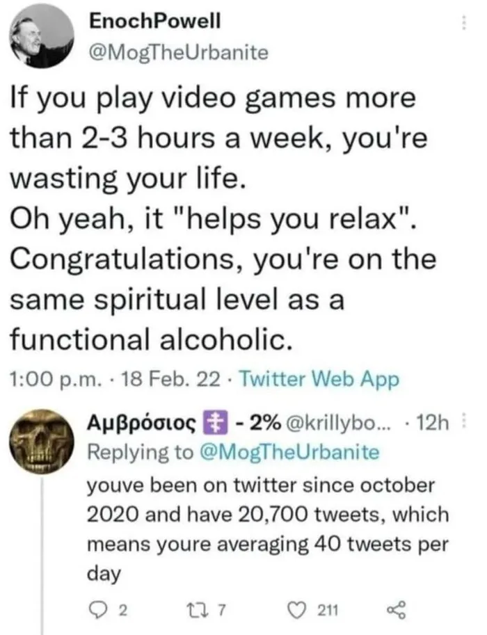 Social Media User Called Out for Hypocrisy Regarding Time Management - Memes on Aviaclip