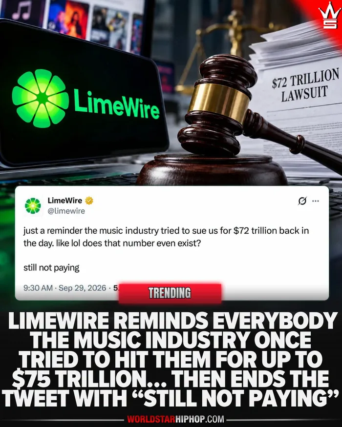 LimeWire Recalls Massive Music Industry Lawsuit - Memes on Aviaclip
