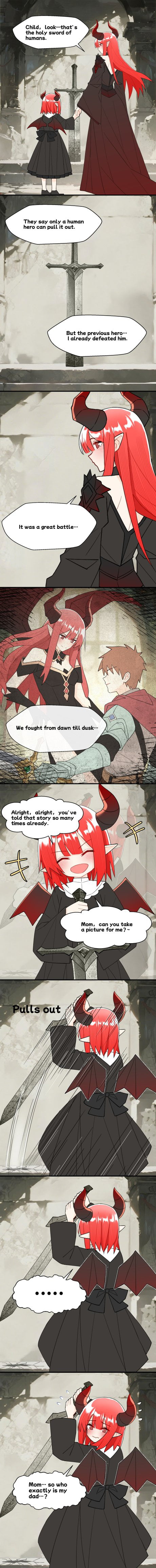 A Demon Child Uncovers an Unexpected Family Secret - Memes on Aviaclip