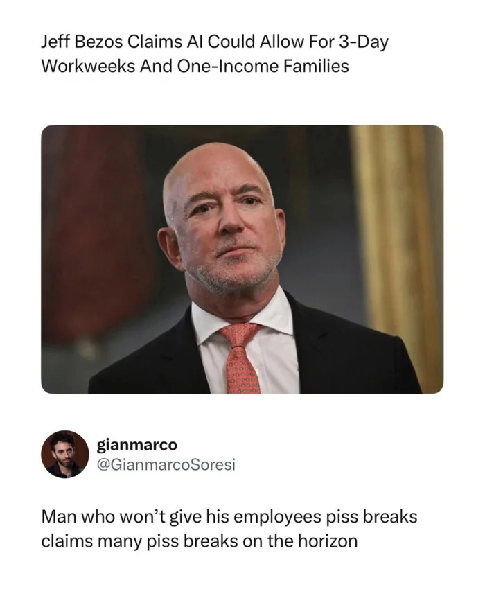 Social Media Users React to Jeff Bezos' AI Predictions