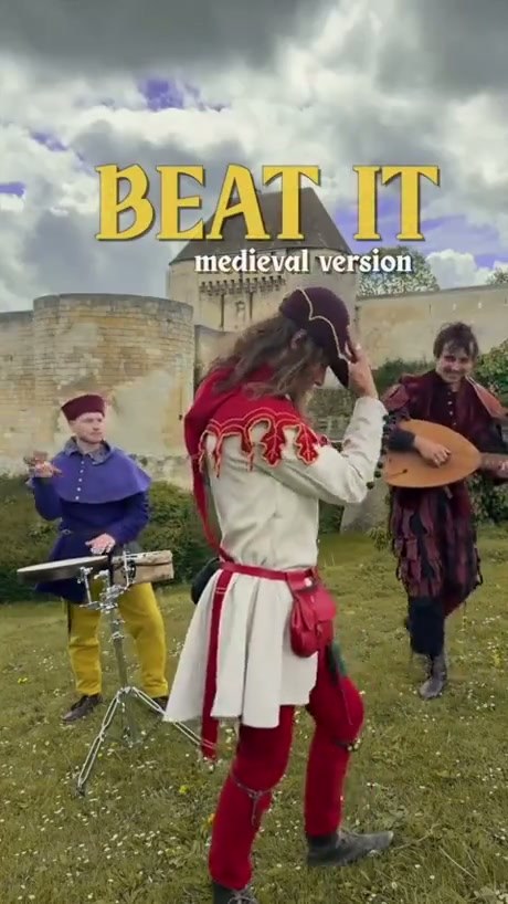Medieval Musicians Perform a Modern Pop Classic