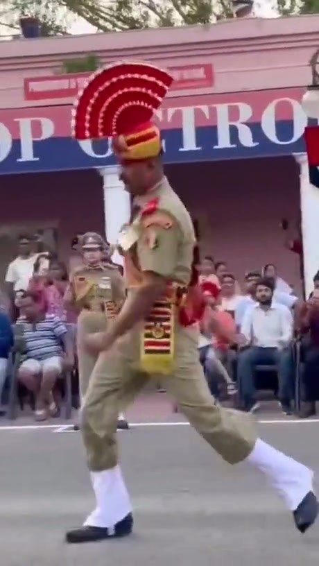 Border Security Force Soldiers Perform High-Kick Drill