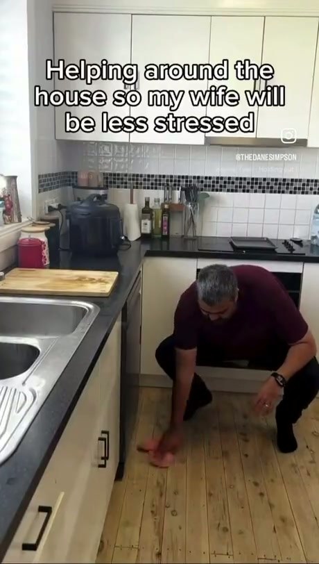 Man Attempts to 'Help' Around the House in Satirical Video