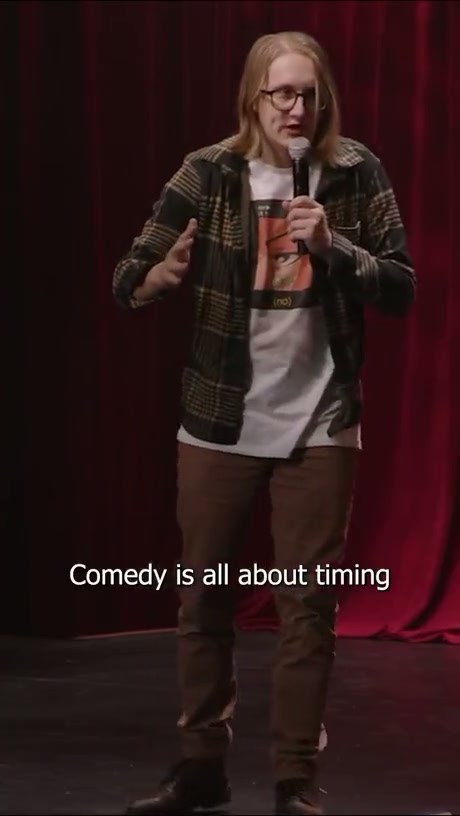 Comedian Tests Audience Member's Patience with a Long Pause