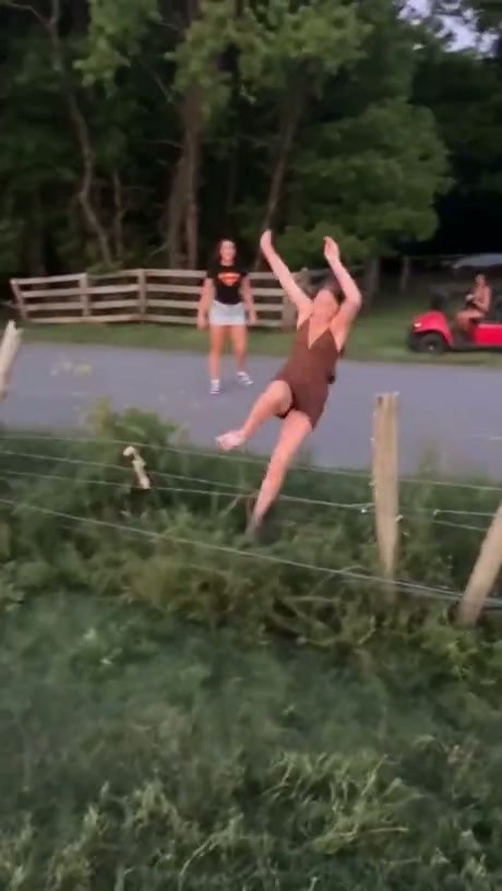 A Rough Encounter With a Wire Fence