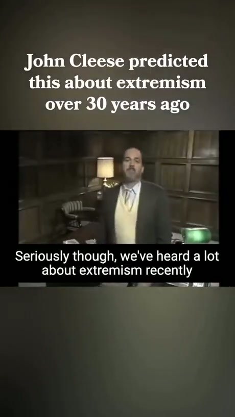 John Cleese on the Psychology of Extremism