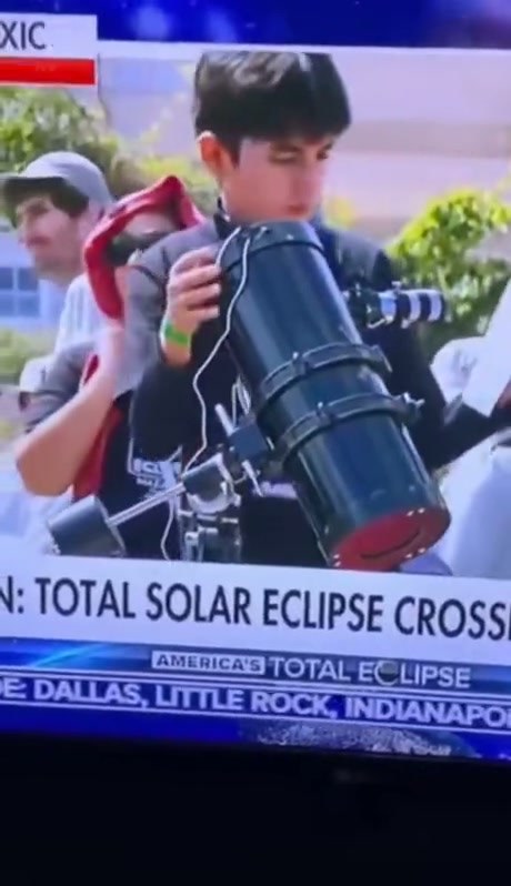 A Risky Way to Watch the Solar Eclipse