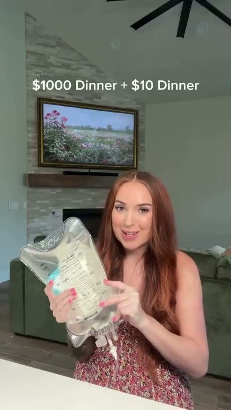 Woman Demonstrates Daily Medical Routine Using Central Venous Catheter