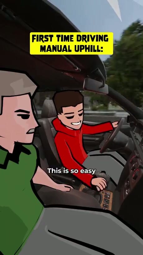 The Stress of Starting a Manual Car on a Hill