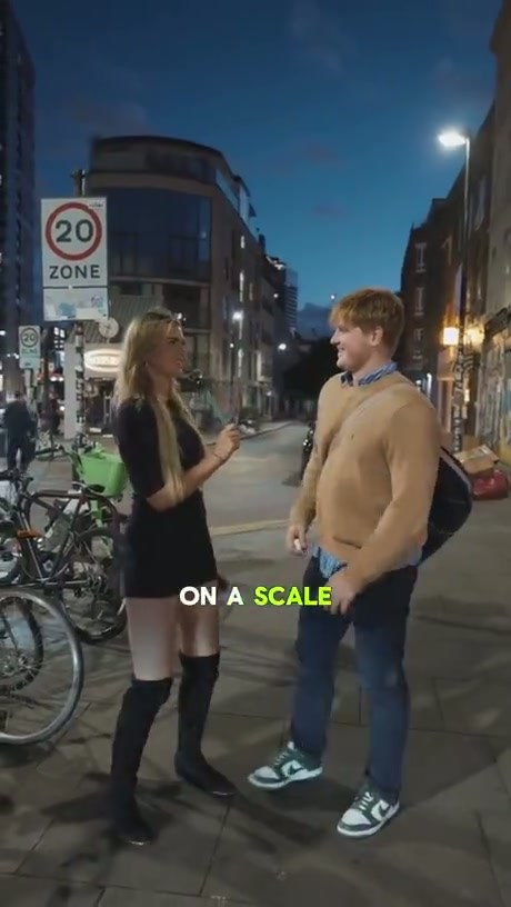 Man Stands His Ground During Street Interview