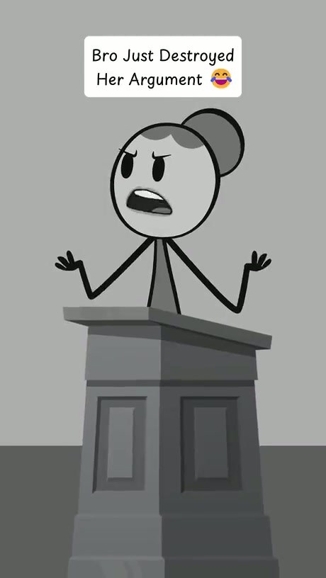 Animated Stick Figure Debate Skit