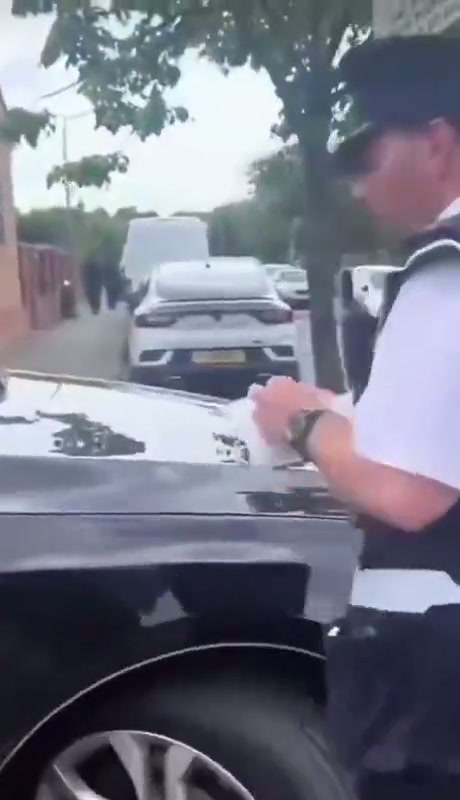 Parking Attendant Stands Firm During Confrontation