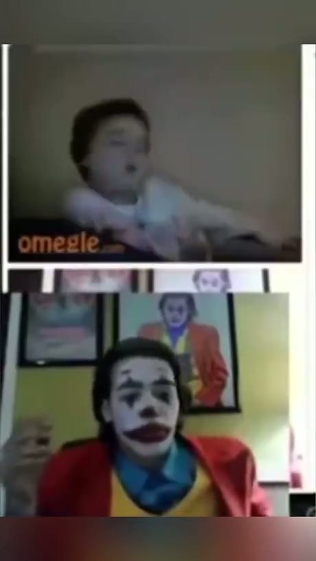 Joker Cosplayer Encounters a Child on Omegle