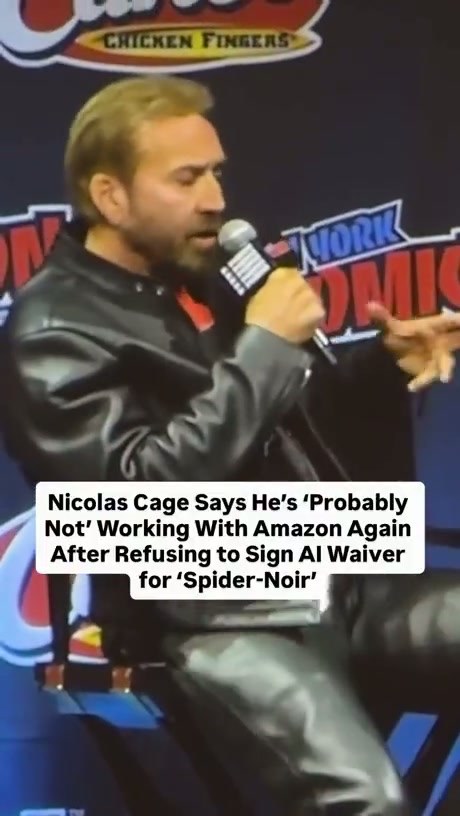 Nicolas Cage Discusses Refusing AI Waiver for 'Spider-Noir'