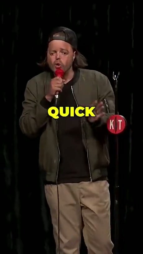 Comedian Shares Self-Deprecating Humor on Stage