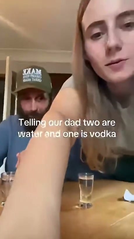 Man Faces Mystery Shot Challenge with Family
