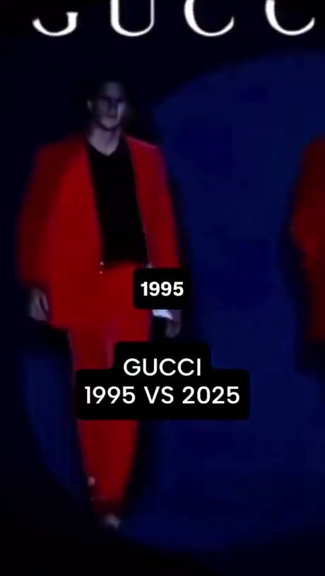 A Comparison of Gucci Male Runway Models: 1995 vs. 2025