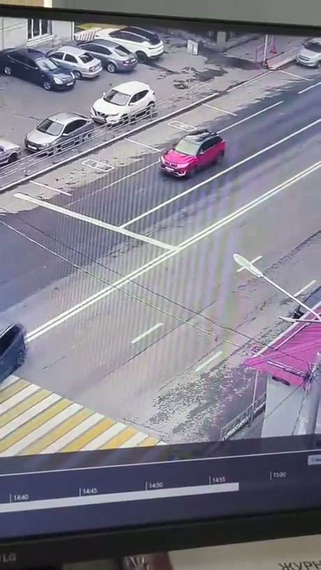 Unexpected Reaction Caught on Security Camera