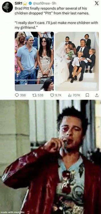 Viral Meme Uses Fight Club Clip to Mock Satirical Brad Pitt Quote