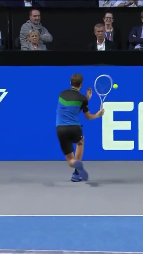 Tennis Player Daniil Medvedev Accidentally Hits Ball Into Audience