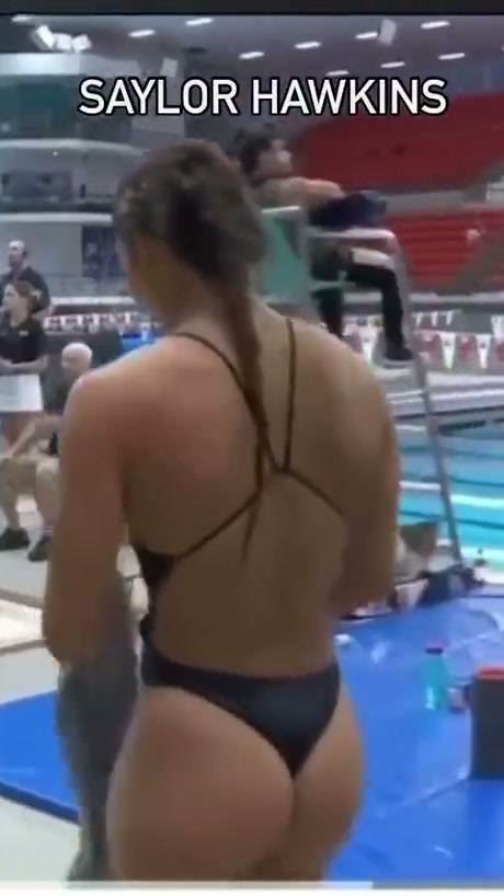 Diver Saylor Hawkins Executes a Precision Dive