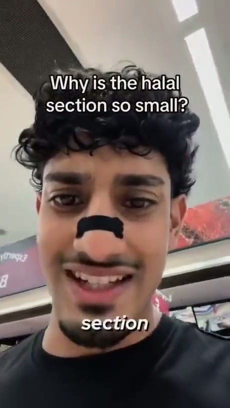 Social Media Commentary on Supermarket Halal Sections