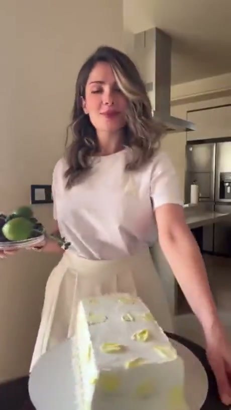 Attempting to Decorate a Spinning Cake Goes Wrong