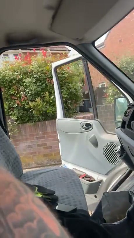A Costly Prank: Man Laughs After Smashing His Own Windshield